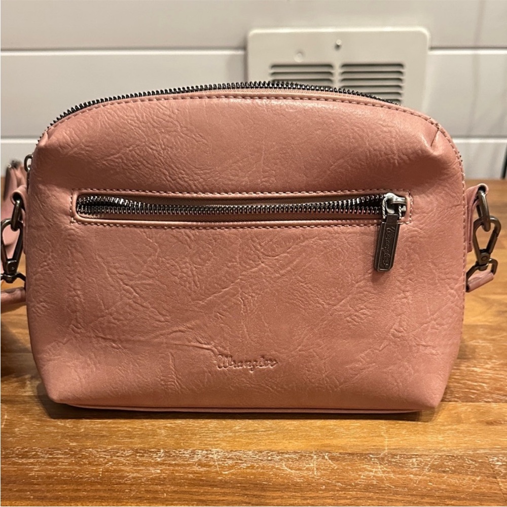 Wrangler Pink and Red Crossbody Bag - Picture 8 of 8